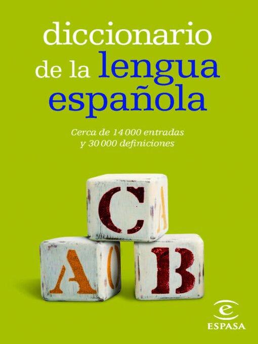 Title details for Diccionario de la lengua española Mini by Espasa Calpe - Available